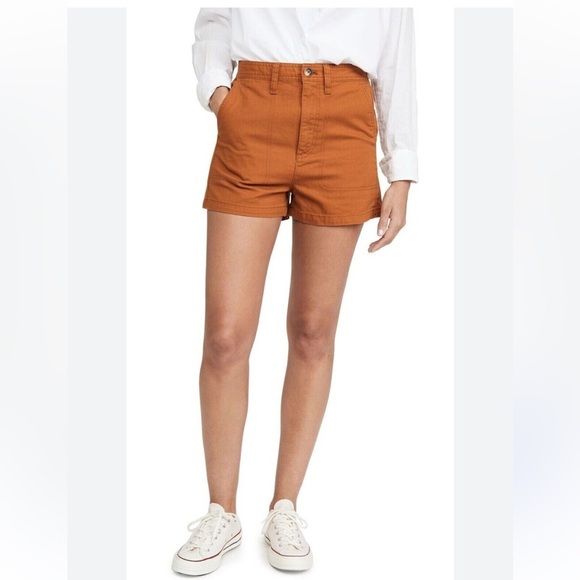 Madewell Sienna Camp Short Burnt Orange Women’s Small - Picture 9 of 9